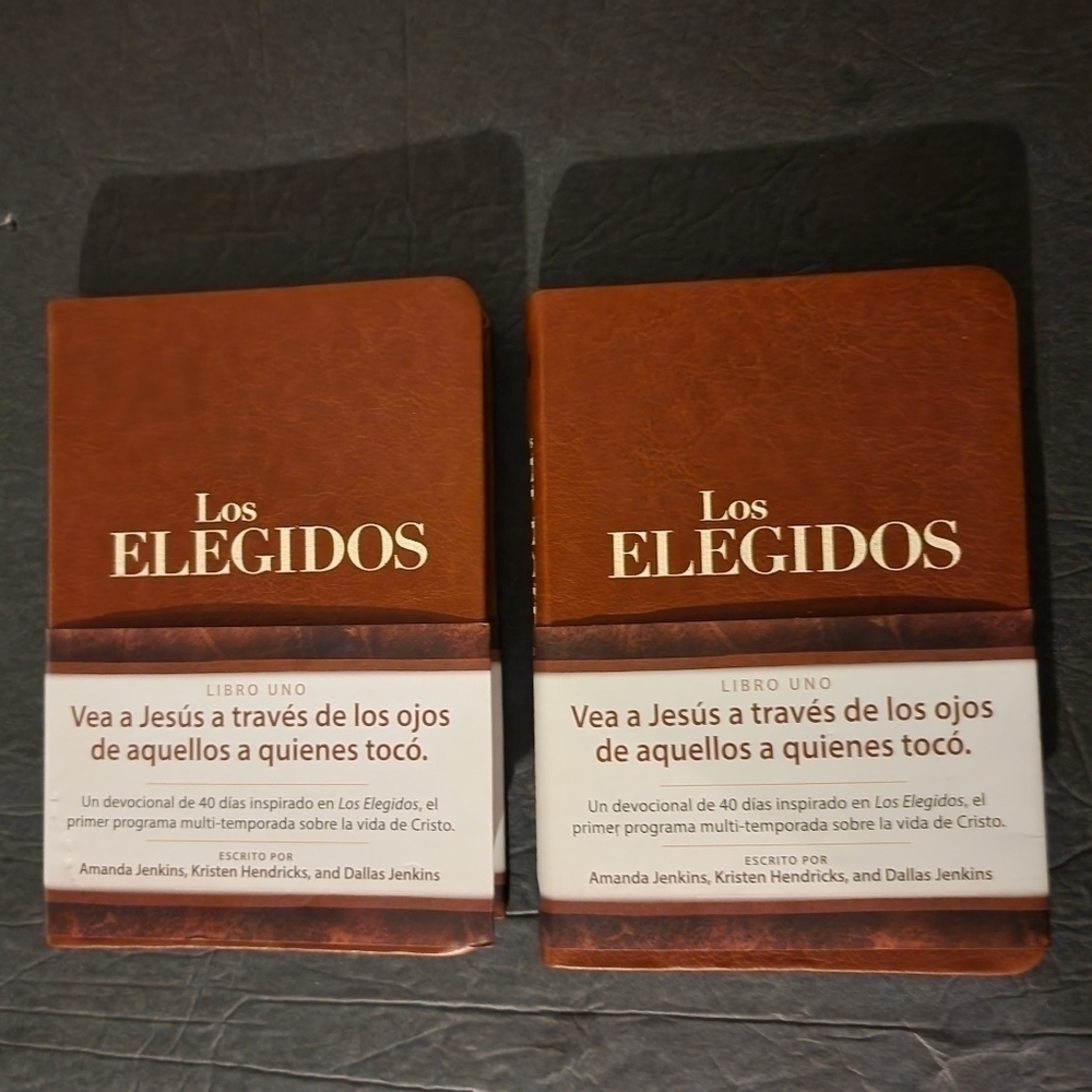 Los Elegidos - el Libro Uno by Amanda Jenkins (Spanish) Leather Books (2) New